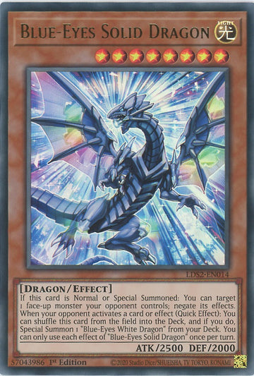 LDS2-EN014 - Blue-Eyes Solid Dragon - Ultra Rare - Legendary Duelists: Season 2