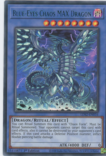 LDS2-EN016 - Blue-Eyes Chaos MAX Dragon (Green) - Ultra Rare - Legendary Duelists: Season 2