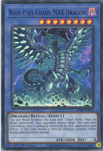 LDS2-EN016 - Blue-Eyes Chaos MAX Dragon (Purple) - Ultra Rare - Legendary Duelists: Season 2