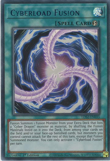 LDS2-EN035 - Cyberload Fusion (Blue) - Ultra Rare - Legendary Duelists: Season 2
