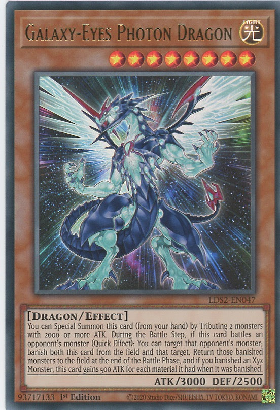 LDS2-EN047 - Galaxy-Eyes Photon Dragon - Ultra Rare - Effect Monster - Legendary Duelists Season 2