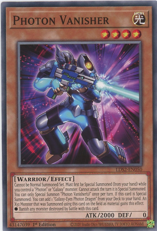 LDS2-EN050 - Photon Vanisher - Common - Effect Monster - Legendary Duelists Season 2