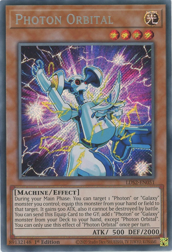 LDS2-EN051 - Photon Orbital - Secret Rare - Effect Monster - Legendary Duelists Season 2