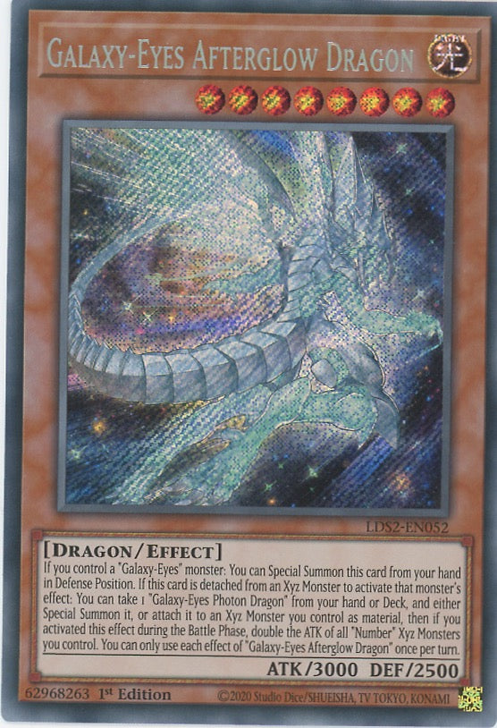 LDS2-EN052 - Galaxy-Eyes Afterglow Dragon - Secret Rare - Effect Monster - Legendary Duelists Season 2