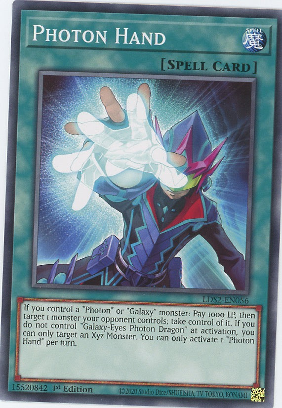 LDS2-EN056 - Photon Hand - Common - Normal Spell - Legendary Duelists Season 2