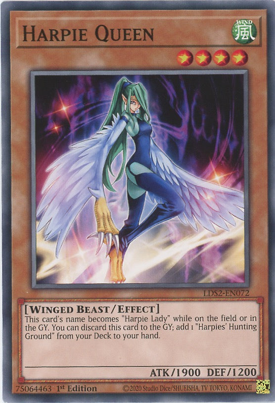 LDS2-EN072 - Harpie Queen - Common - Effect Monster - Legendary Duelists Season 2