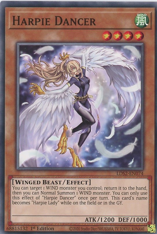 LDS2-EN074 - Harpie Dancer - Common - Effect Monster - Legendary Duelists Season 2