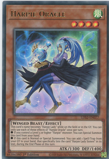 LDS2-EN077 - Harpie Oracle - Ultra Rare - Legendary Duelists: Season 2