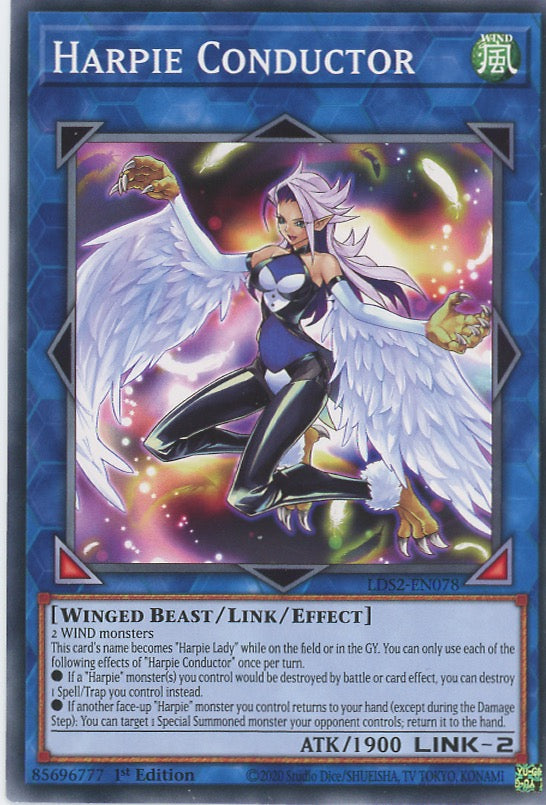 LDS2-EN078 - Harpie Conductor - Common - Effect Link Monster - Legendary Duelists Season 2