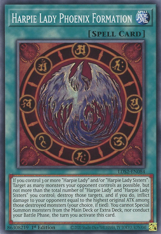 LDS2-EN084 - Harpie Lady Phoenix Formation - Common - Normal Spell - Legendary Duelists Season 2