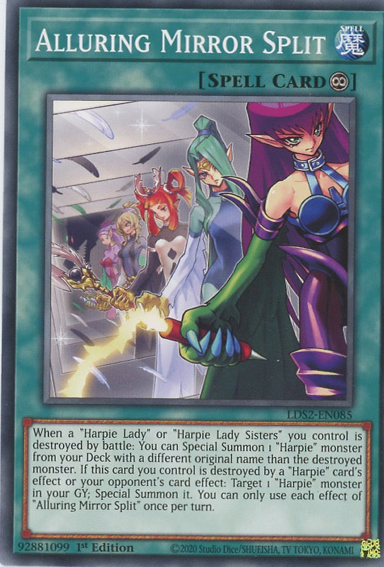 LDS2-EN085 - Alluring Mirror Split - Common - Continuous Spell - Legendary Duelists Season 2