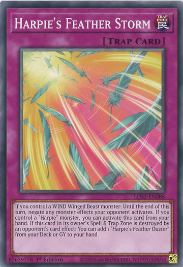 LDS2-EN088 - Harpie's Feather Storm - Common - Legendary Duelists: Season 2