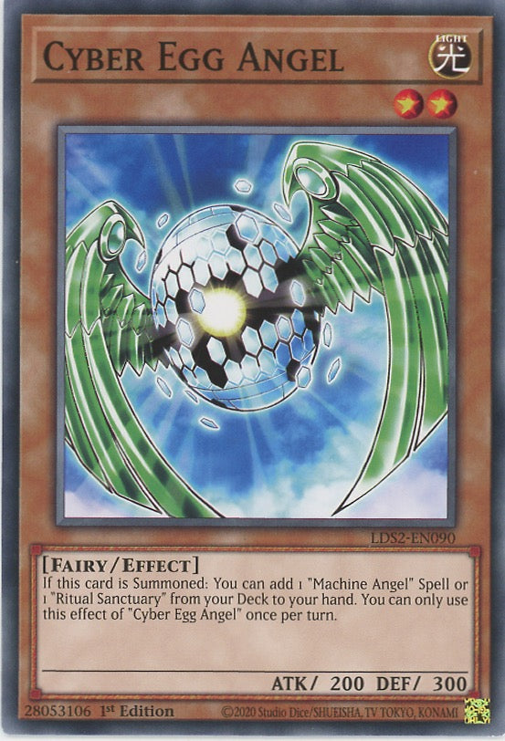 LDS2-EN090 - Cyber Egg Angel - Common - Effect Monster - Legendary Duelists Season 2