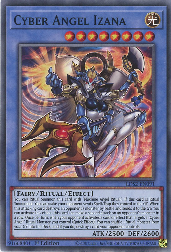 LDS2-EN091 - Cyber Angel Izana - Common - Effect Ritual Monster - Legendary Duelists Season 2