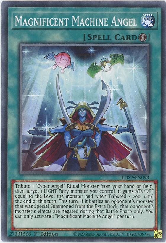 LDS2-EN094 - Magnificent Machine Angel - Common - Quick-Play Spell - Legendary Duelists Season 2