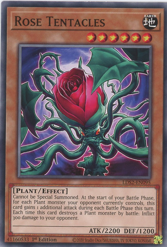 LDS2-EN095 - Rose Tentacles - Common - Effect Monster - Legendary Duelists Season 2