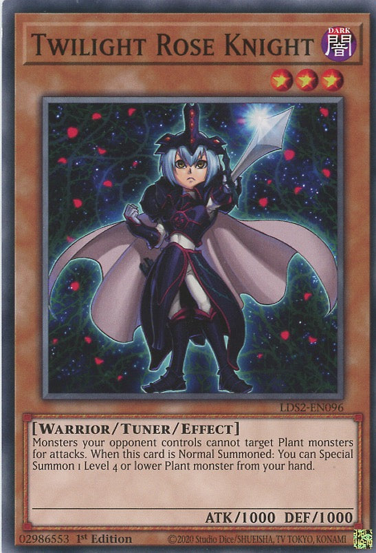 LDS2-EN096 - Twilight Rose Knight - Common - Effect Tuner monster - Legendary Duelists Season 2