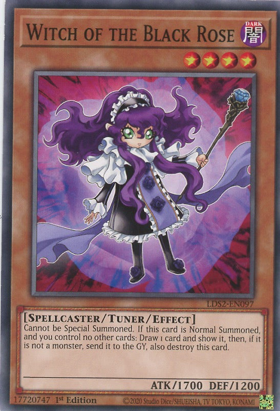 LDS2-EN097 - Witch of the Black Rose - Common - Effect Tuner monster - Legendary Duelists Season 2