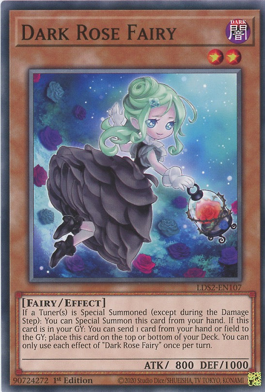 LDS2-EN107 - Dark Rose Fairy - Common - Effect Monster - Legendary Duelists Season 2