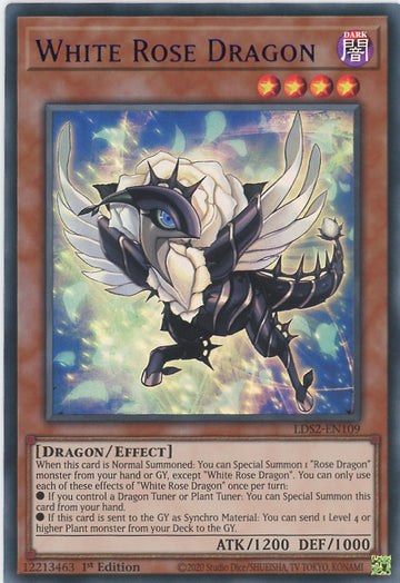 LDS2-EN109 - White Rose Dragon (Blue) - Ultra Rare - Legendary Duelists: Season 2