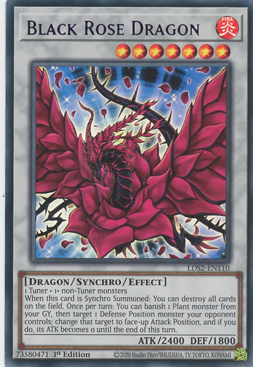 LDS2-EN110 - Black Rose Dragon (Purple) - Ultra Rare - Legendary Duelists: Season 2