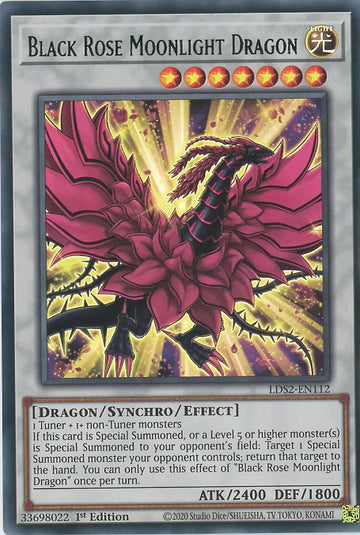 LDS2-EN112 - Black Rose Moonlight Dragon (Green) - Ultra Rare - Legendary Duelists: Season 2