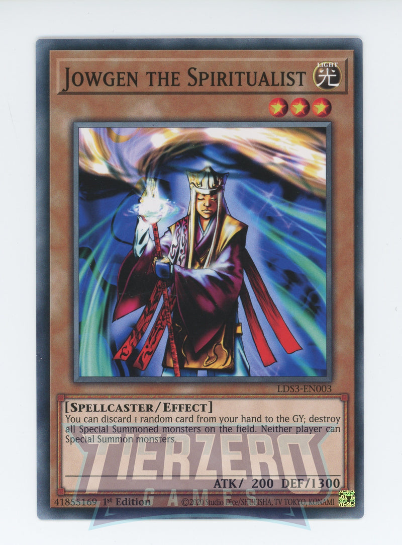 LDS3-EN003 - Jowgen the Spiritualist - Common - Effect Monster - Legendary Duelists Season 3
