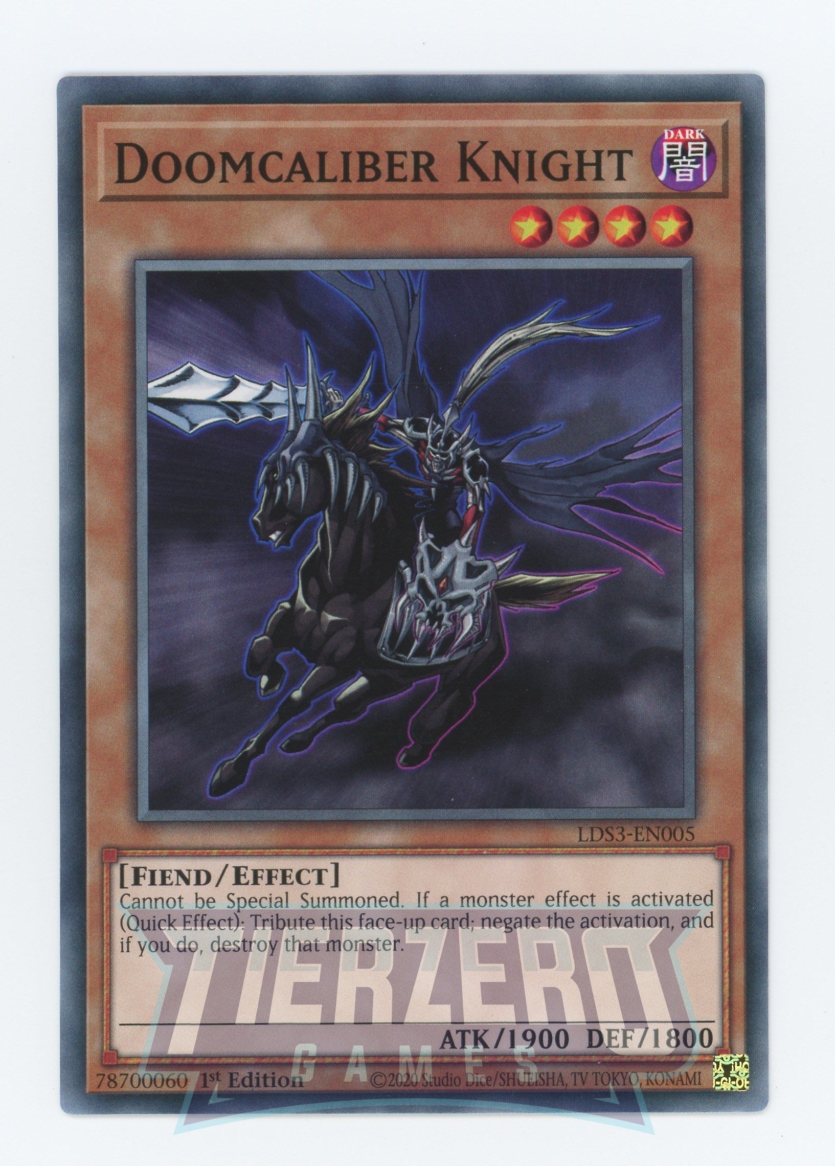 LDS3-EN005 - Doomcaliber Knight - Common - Effect Monster - Legendary Duelists Season 3