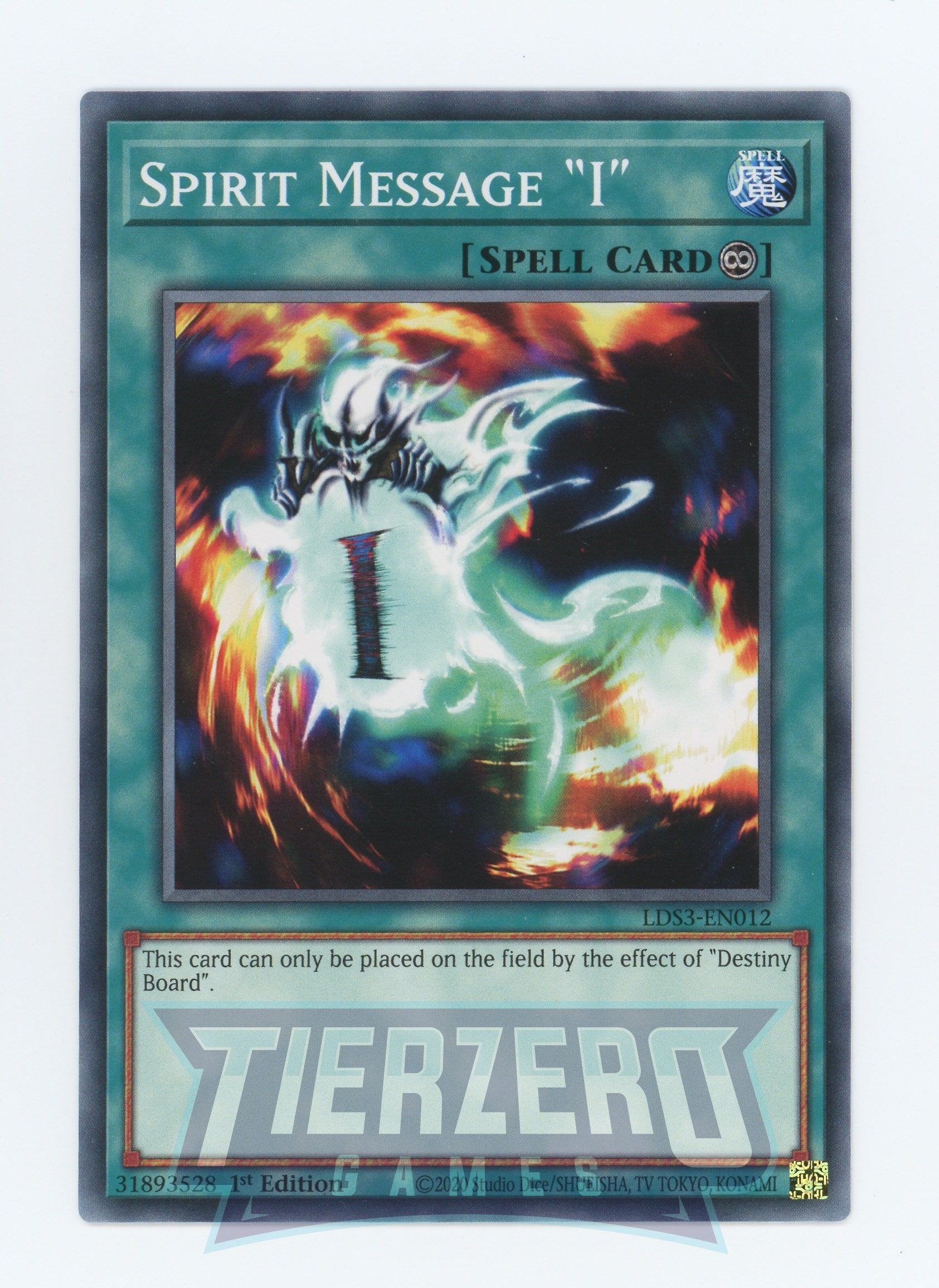 LDS3-EN012 - Spirit Message I"" - Common - Continuous Spell - Legendary Duelists Season 3