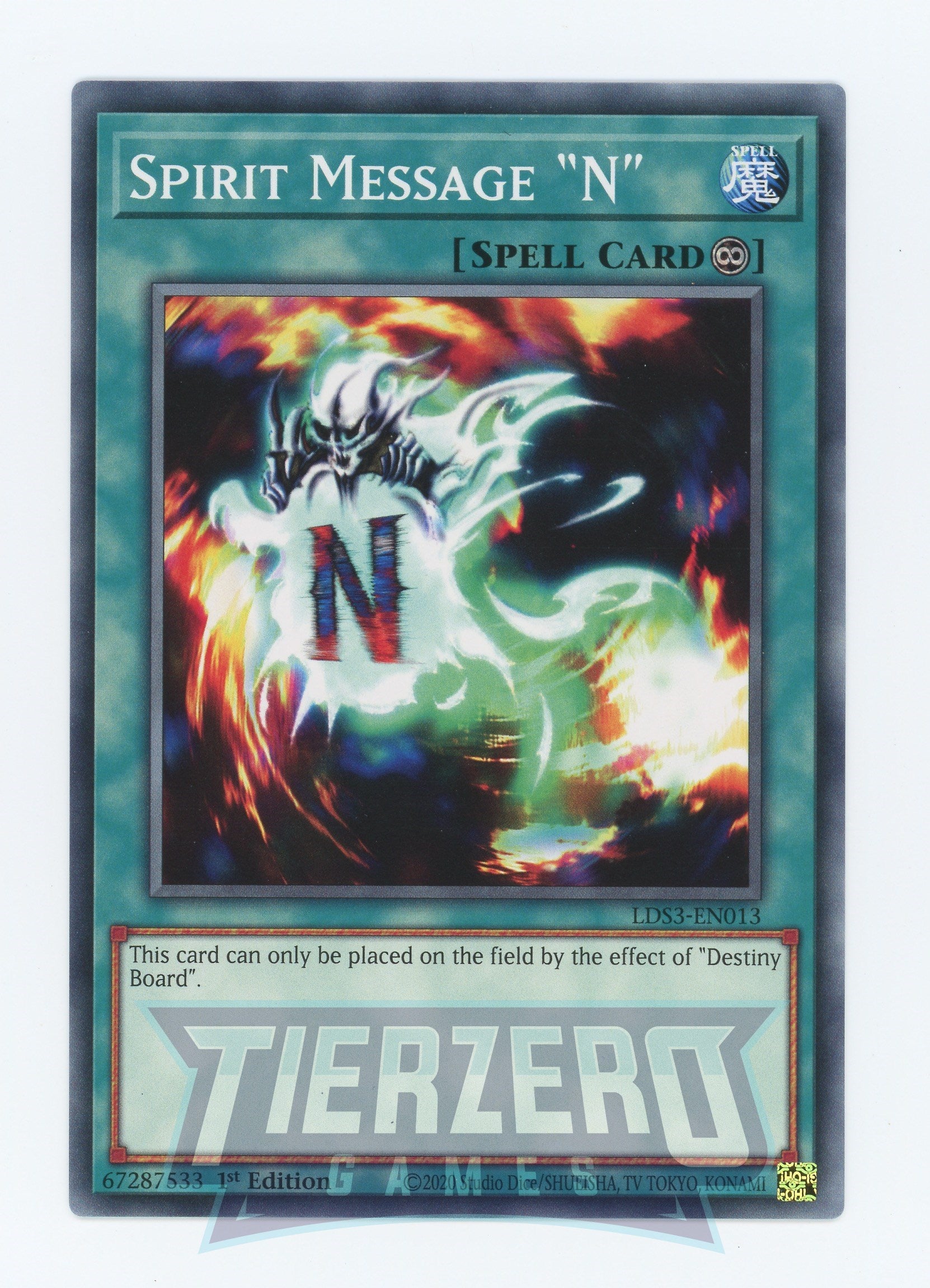 LDS3-EN013 - Spirit Message N"" - Common - Continuous Spell - Legendary Duelists Season 3