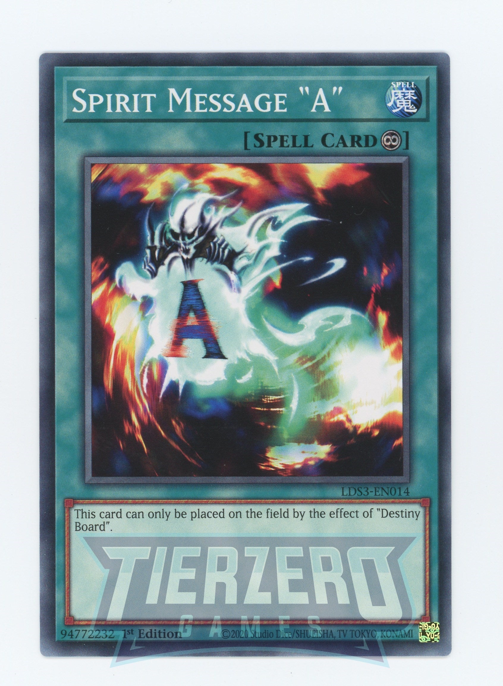 LDS3-EN014 - Spirit Message A"" - Common - Continuous Spell - Legendary Duelists Season 3