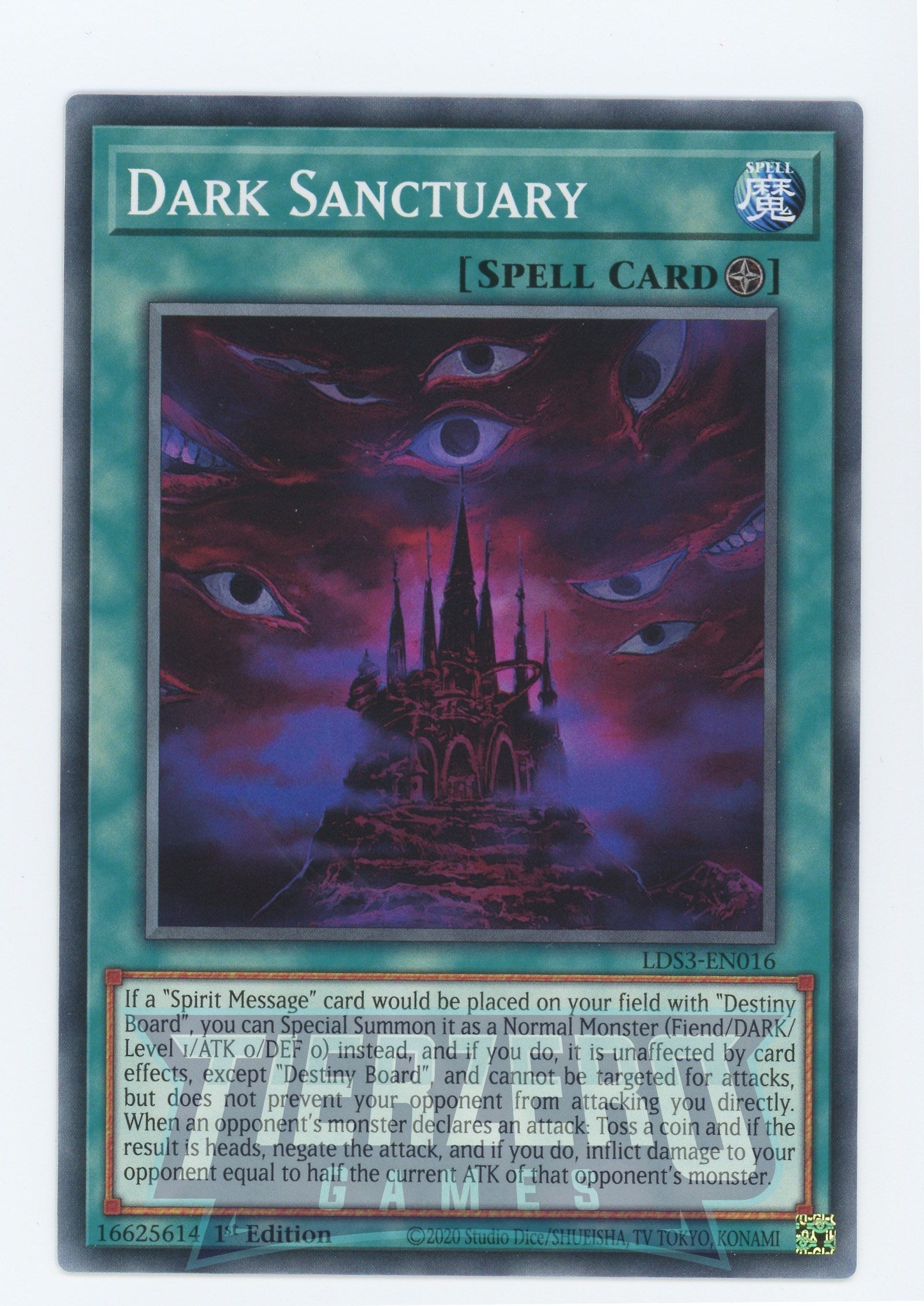 LDS3-EN016 - Dark Sanctuary - Common - Field Spell - Legendary Duelists Season 3