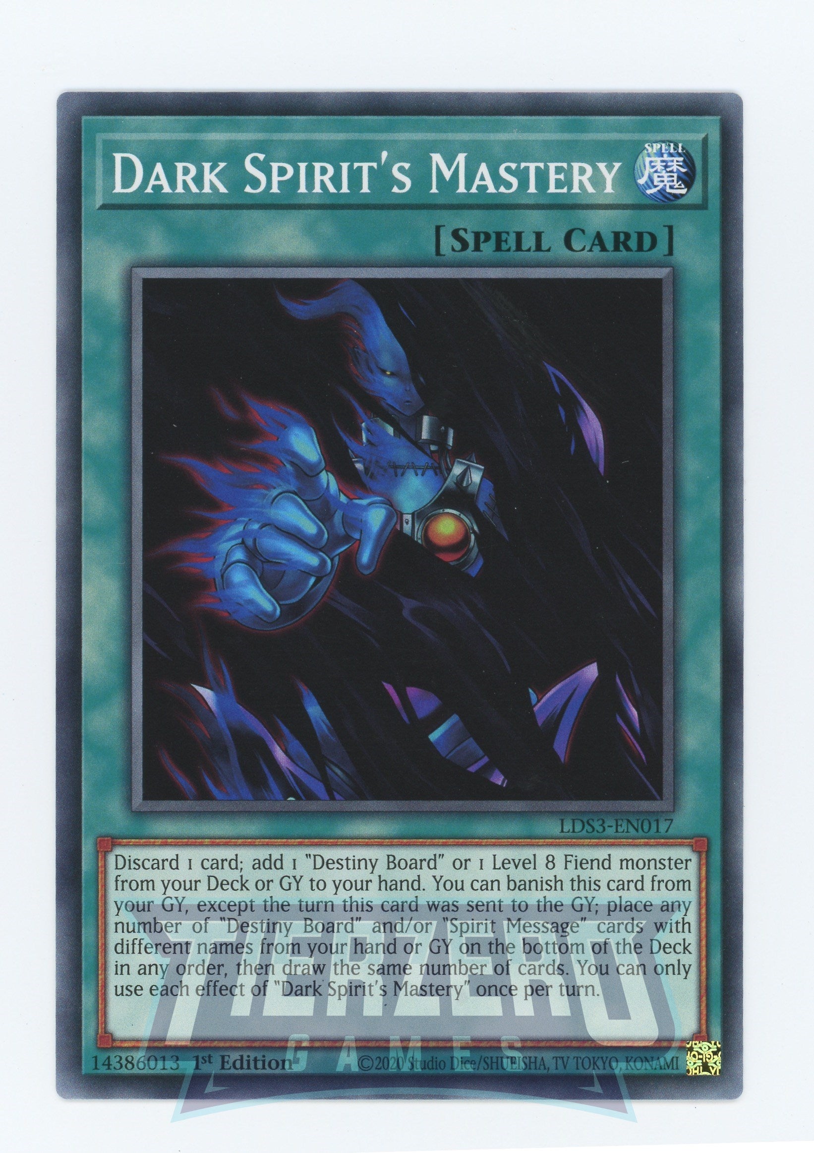 LDS3-EN017 - Dark Spirit's Mastery - Common - Normal Spell - Legendary Duelists Season 3