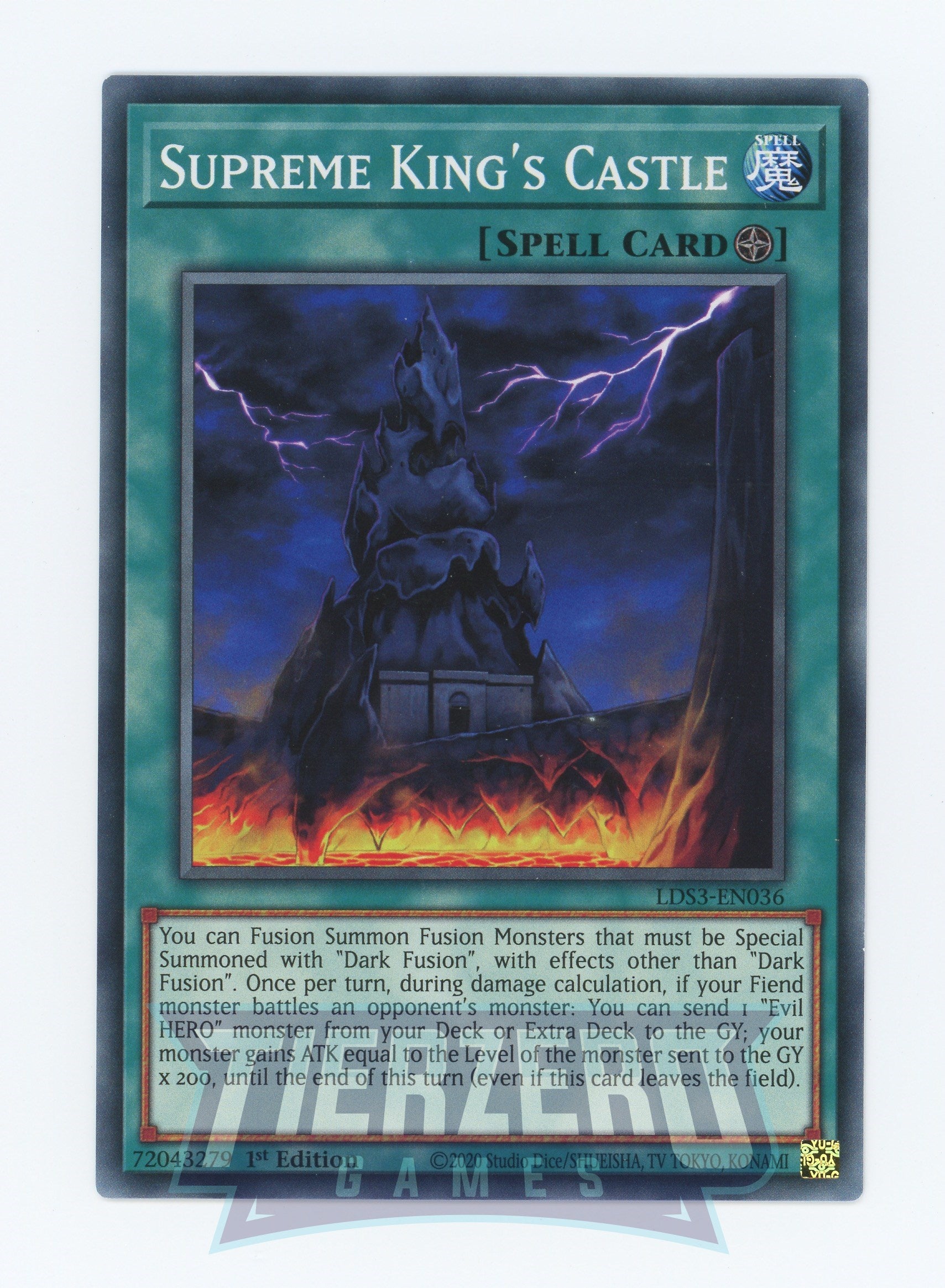 LDS3-EN036 - Supreme King's Castle - Common - Field Spell - Legendary Duelists Season 3