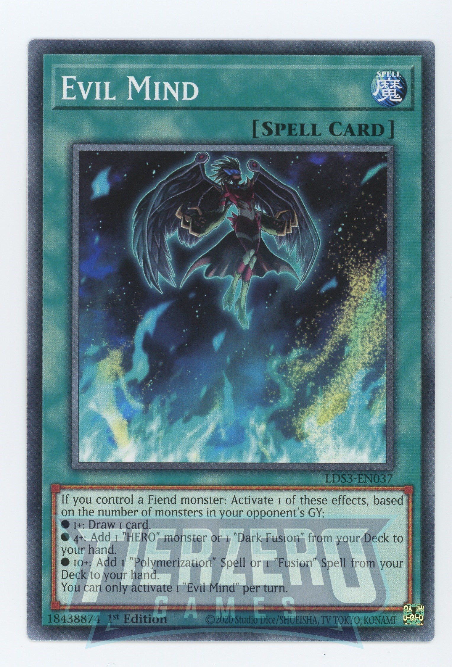 LDS3-EN037 - Evil Mind - Common - Normal Spell - Legendary Duelists Season 3