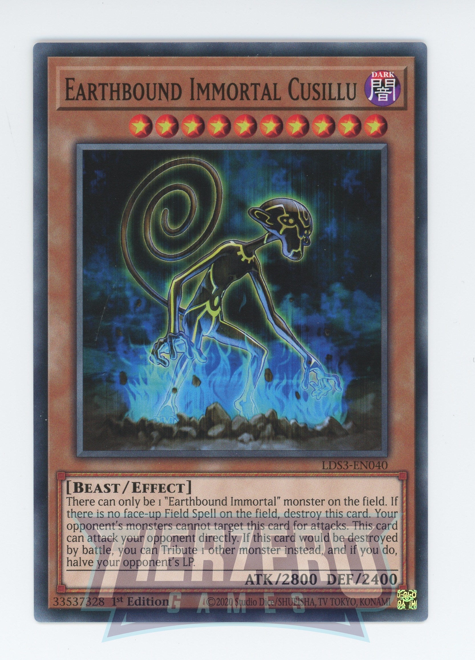 LDS3-EN040 - Earthbound Immortal Cusillu - Common - Effect Monster - Legendary Duelists Season 3