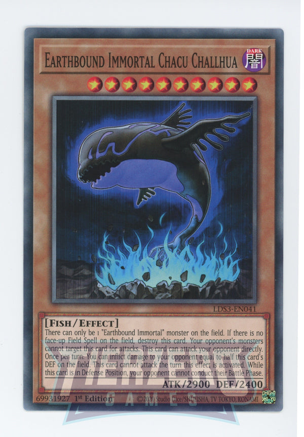 LDS3-EN041 - Earthbound Immortal Chacu Challhua - Common - Effect Monster - Legendary Duelists Season 3