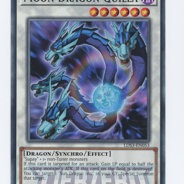 yugioh attack the moon card LDS3-EN053 - Moon Dragon Quilla - Common - Effect Synchro Monster