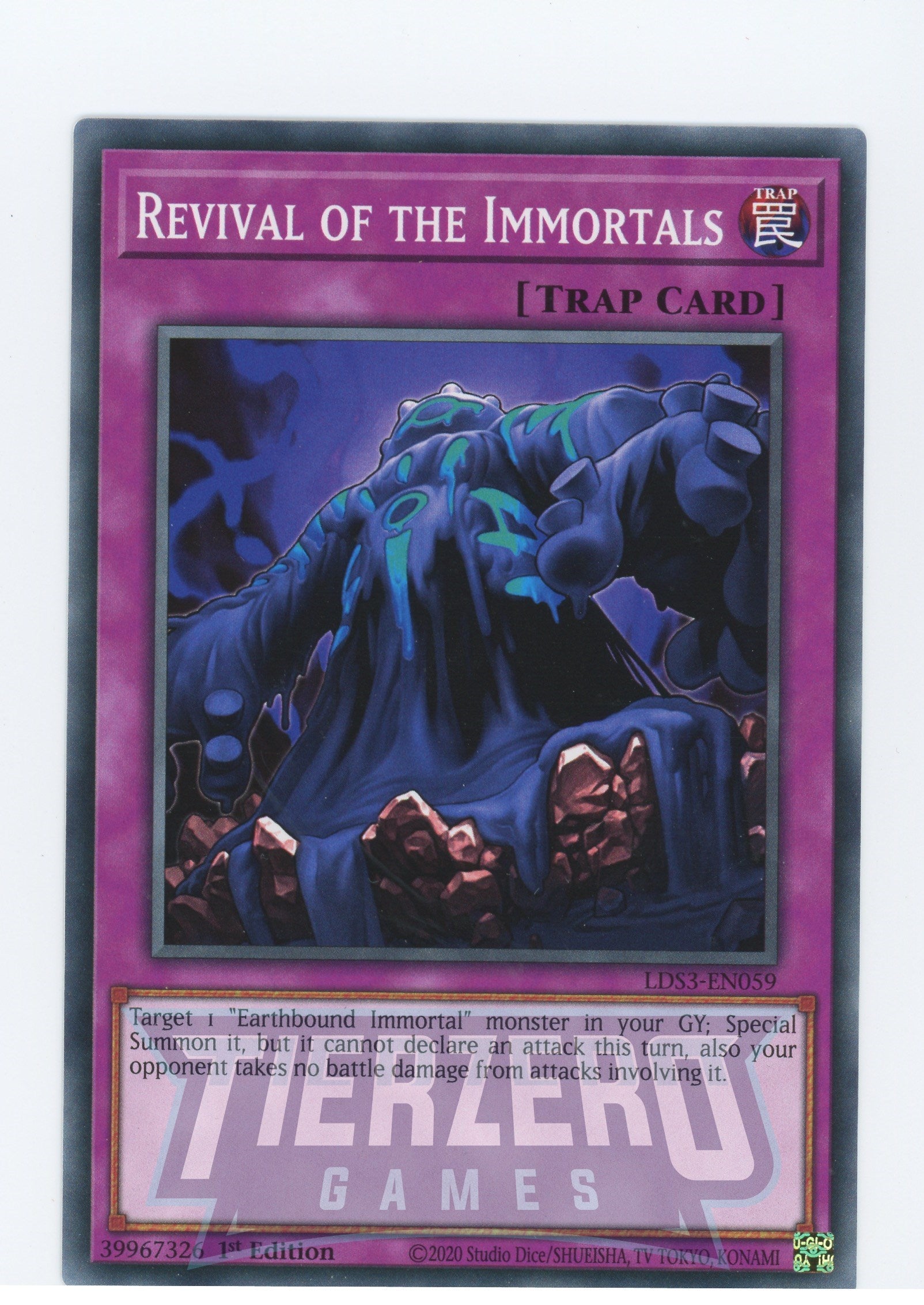 LDS3-EN059 - Revival of the Immortals - Common - Normal Trap - Legendary Duelists Season 3