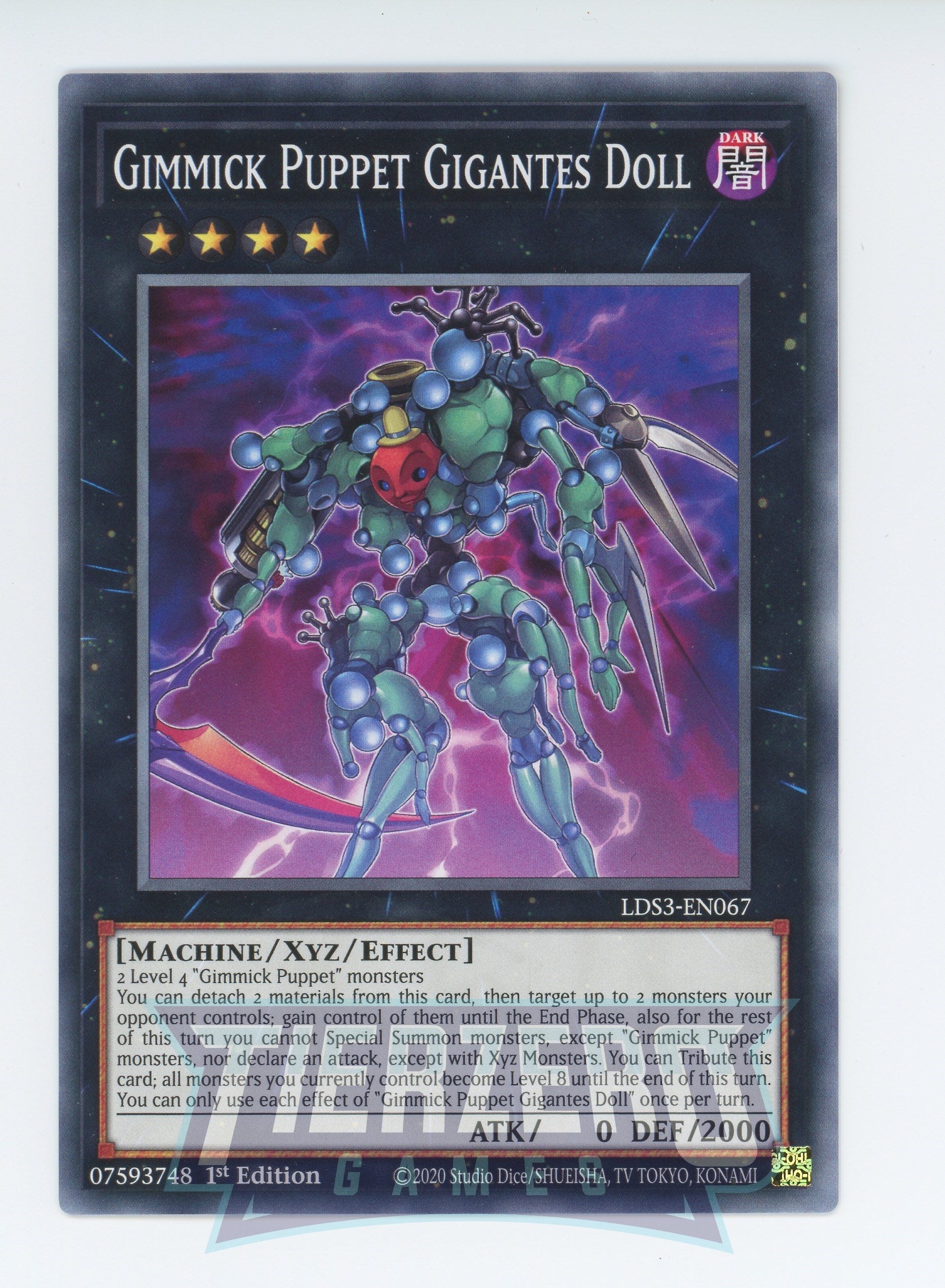 LDS3-EN067 - Gimmick Puppet Gigantes Doll - Common - Effect Xyz Monster - Legendary Duelists Season 3