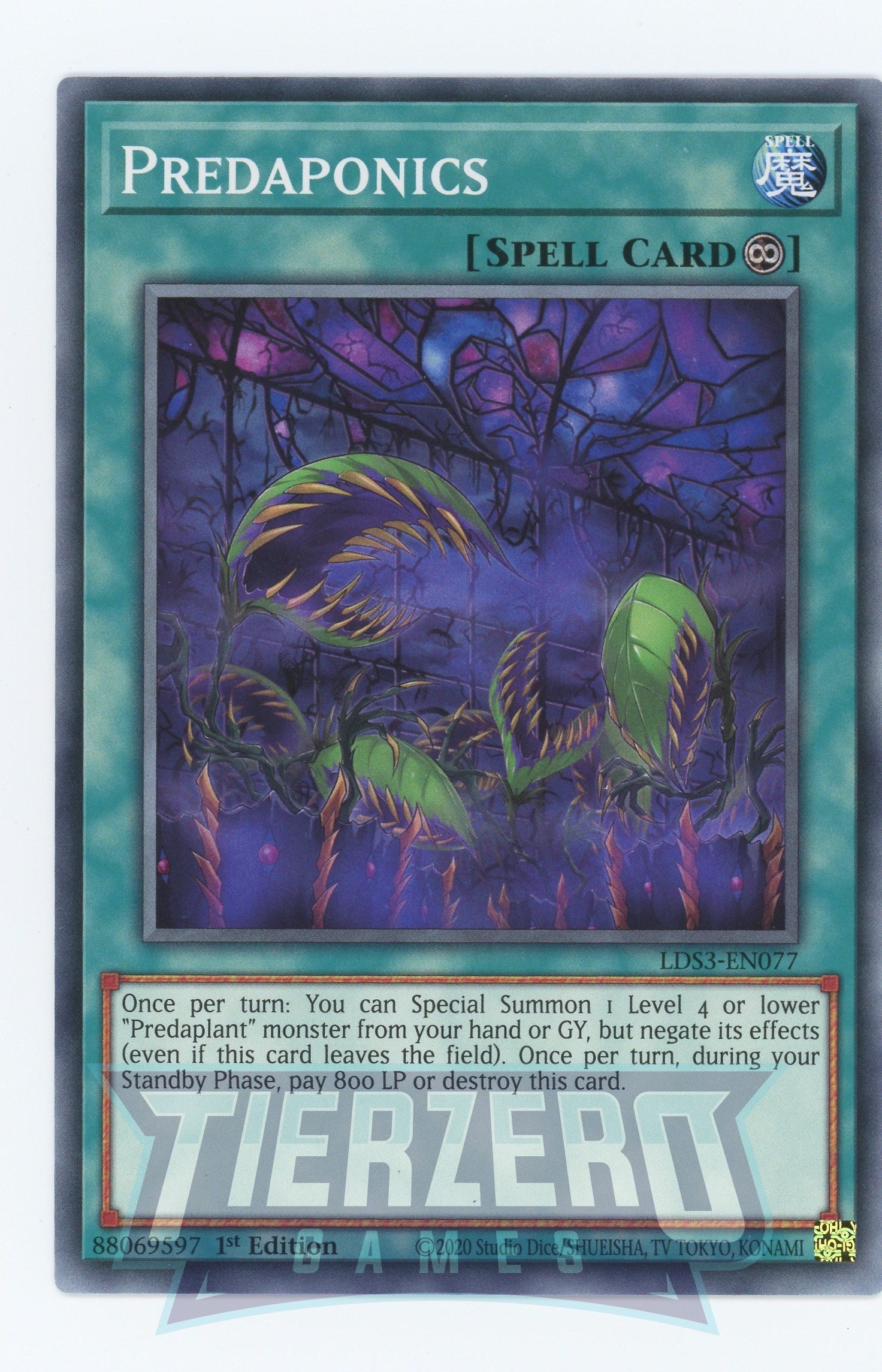 LDS3-EN077 - Predaponics - Common - Continuous Spell - Legendary Duelists Season 3