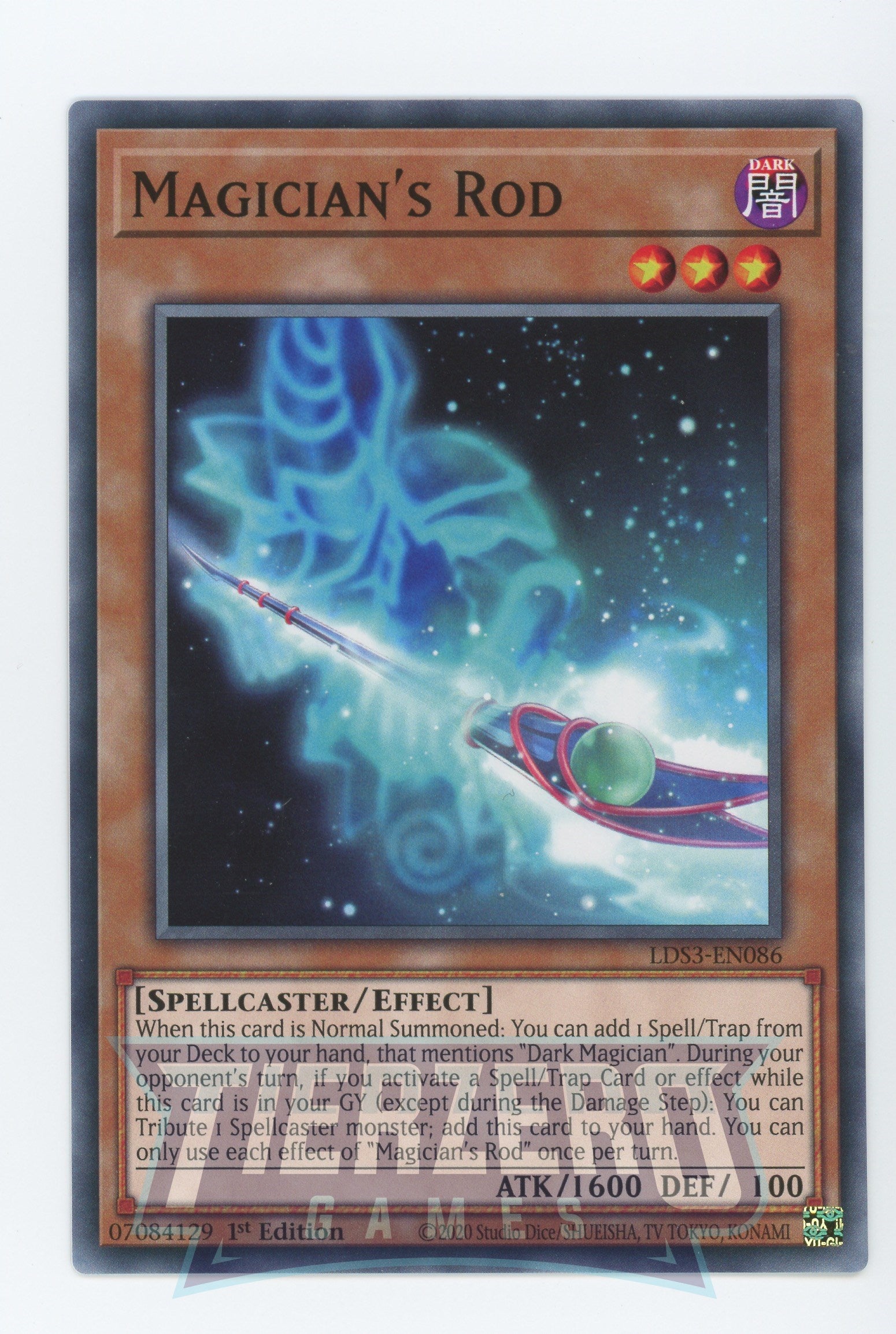 LDS3-EN086 - Magician's Rod - Common - Effect Monster - Legendary Duelists Season 3