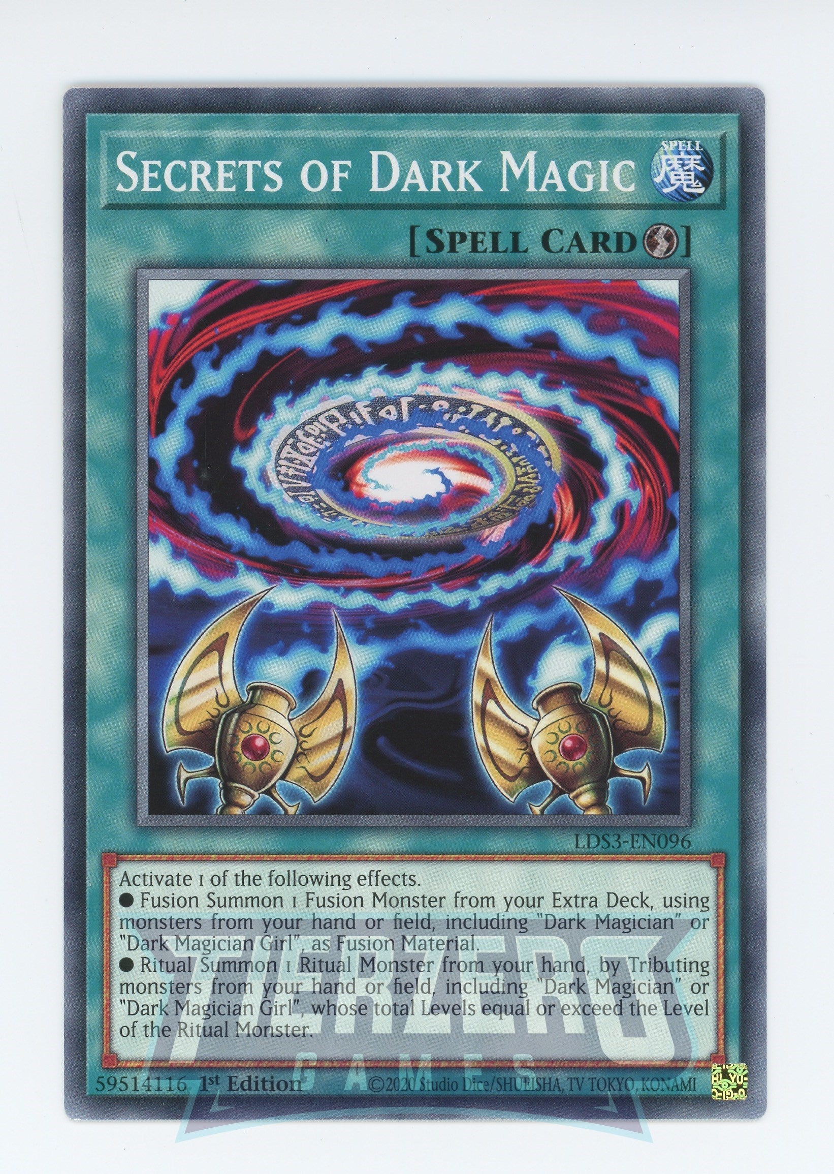 LDS3-EN096 - Secrets of Dark Magic - Common - Quick-Play Spell - Legendary Duelists Season 3