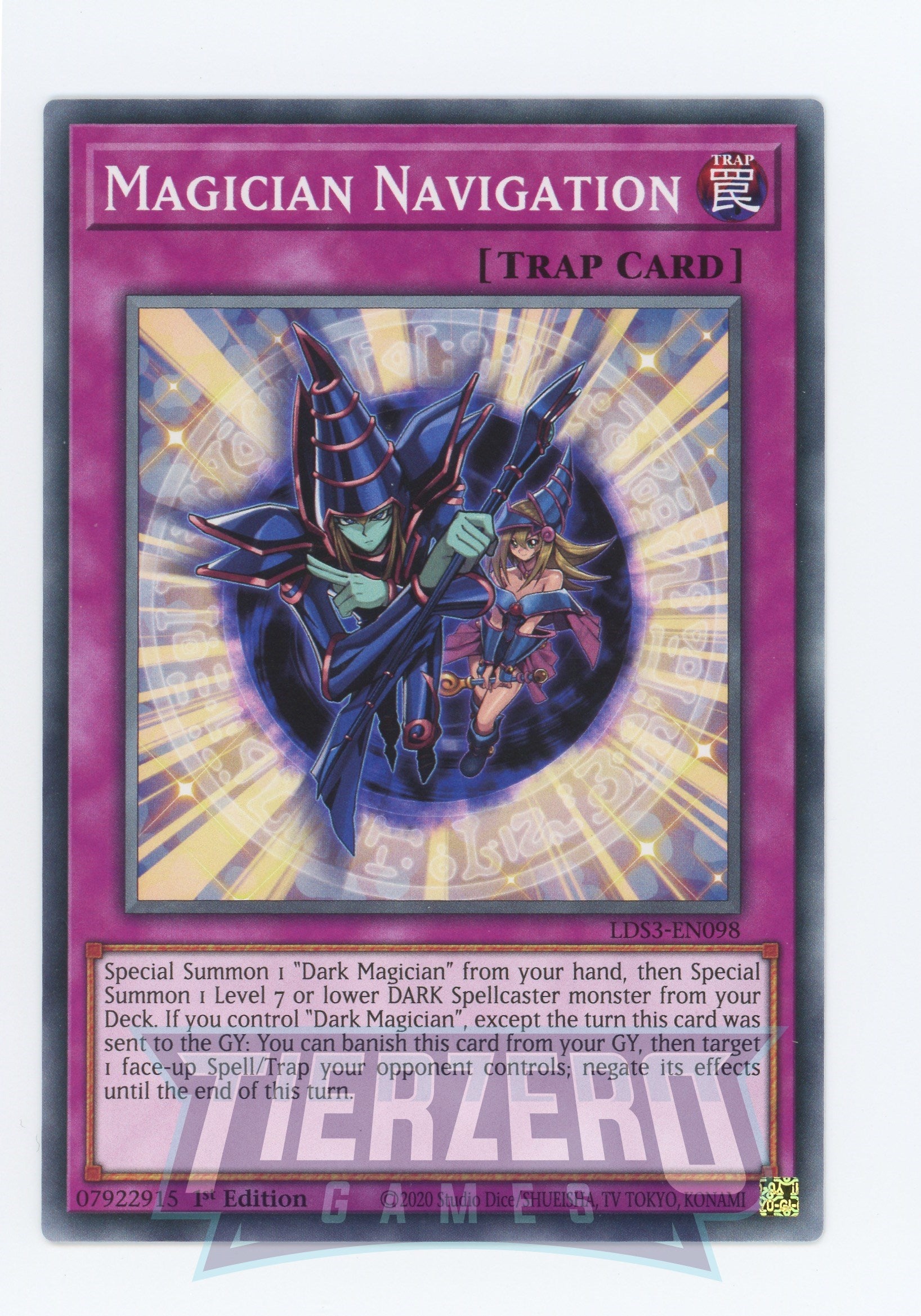 LDS3-EN098 - Magician Navigation - Common - Normal Trap - Legendary Duelists Season 3