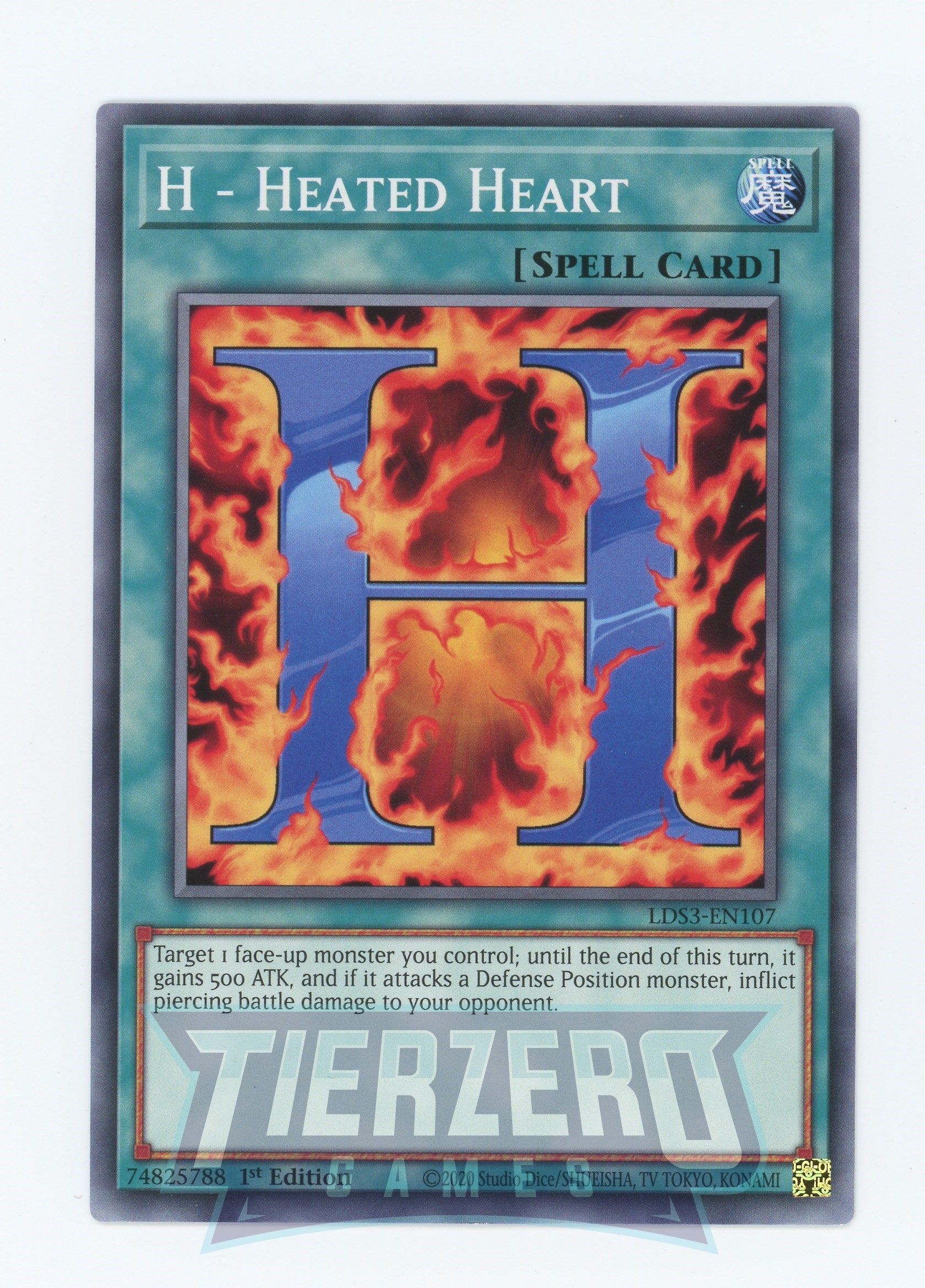 LDS3-EN107 - H - Heated Heart - Common - Normal Spell - Legendary Duelists Season 3