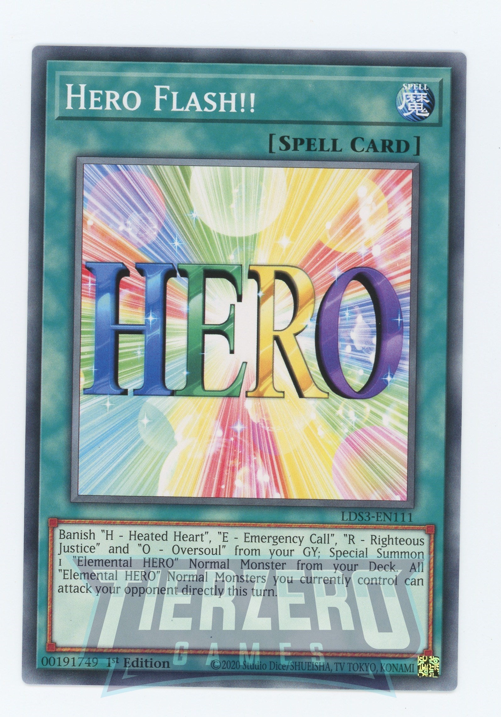 LDS3-EN111 - Hero Flash!! - Common - Normal Spell - Legendary Duelists Season 3