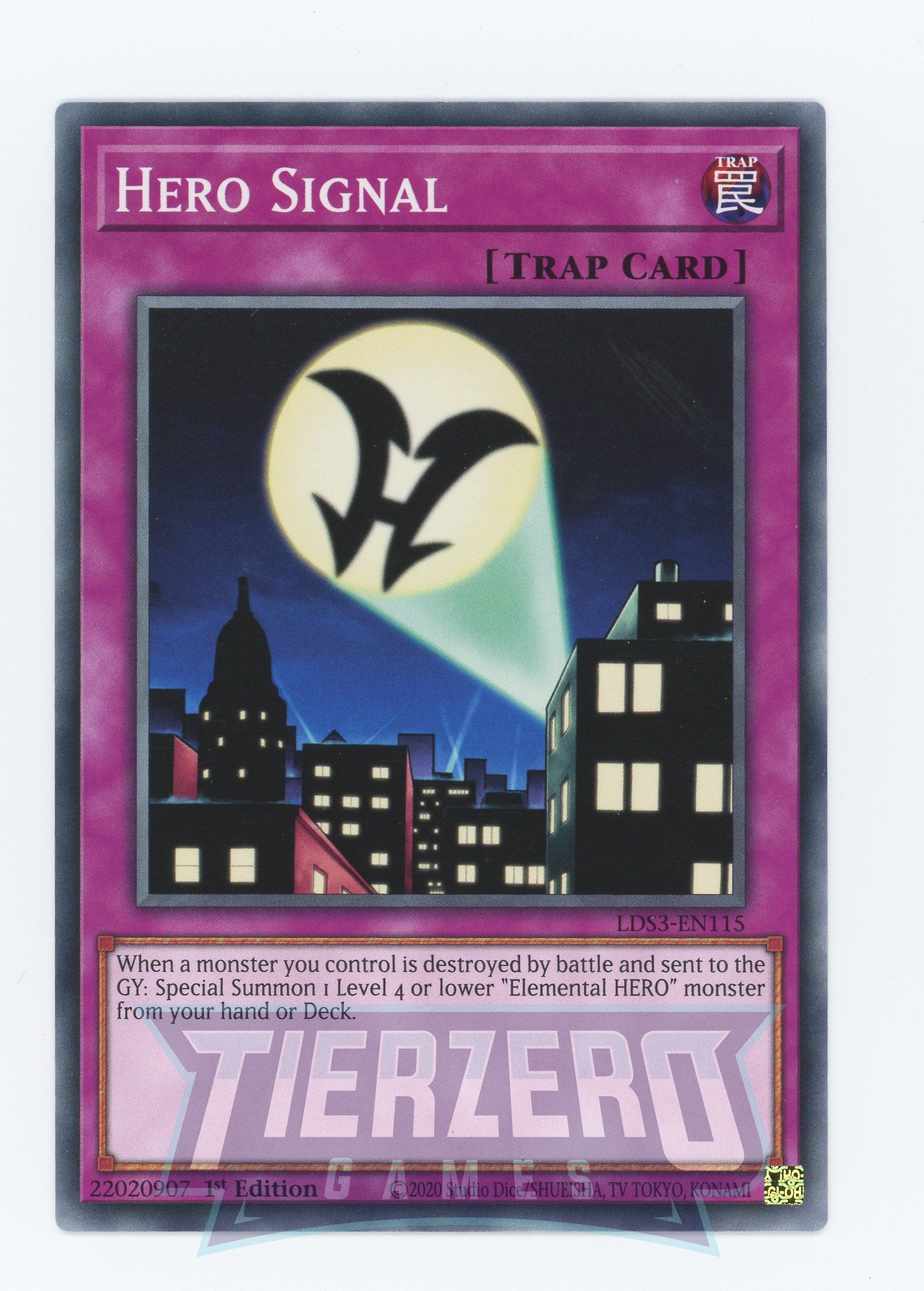 LDS3-EN115 - Hero Signal - Common - Normal Trap - Legendary Duelists Season 3