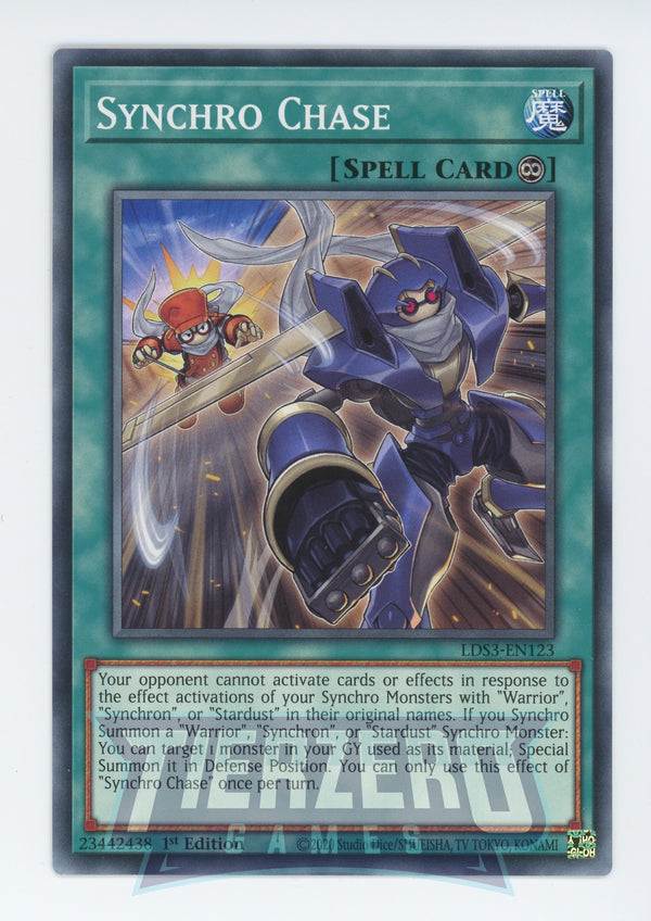 LDS3-EN123 - Synchro Chase - Common - Continuous Spell - Legendary Duelists Season 3
