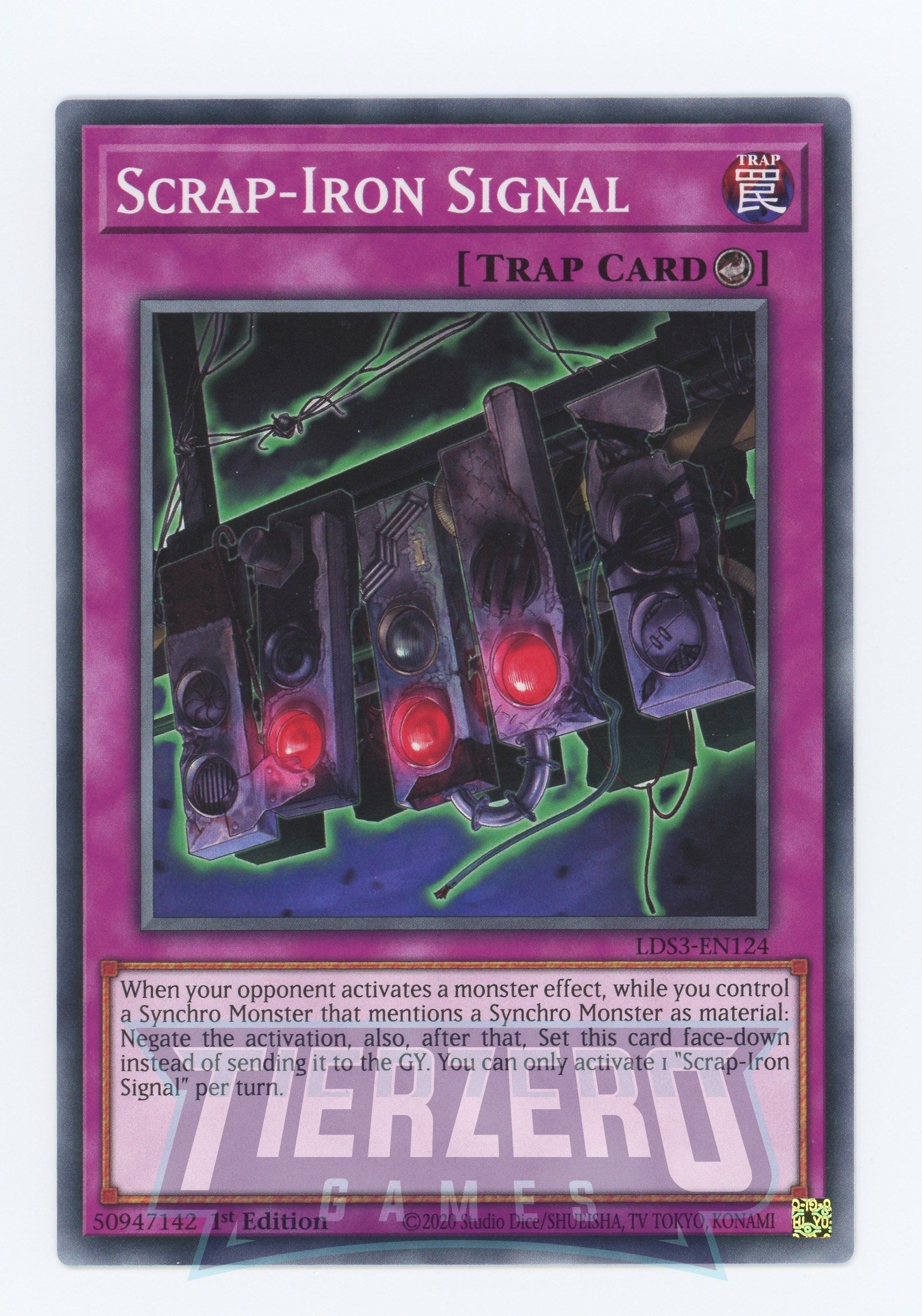 LDS3-EN124 - Scrap-Iron Signal - Common - Counter Trap - Legendary Duelists Season 3