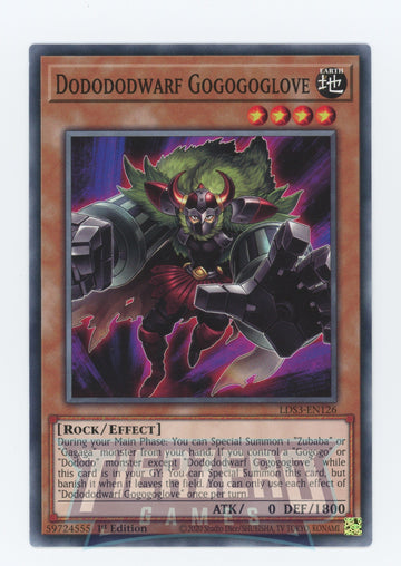 LDS3-EN126 - Dodododwarf Gogogoglove - Common - Legendary Duelists: Season 3